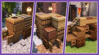 Minecraft | 3 Medieval Cart & Wagon Designs 1.19 | Tutorial