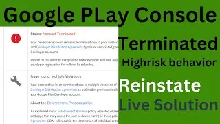 Play Console Account Terminated? Here's How to Get It Back