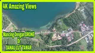 MANCING DENGAN DRONE ??? ||Fishing With Intex Seahawk 4 In Lut Tawar Lake #acehtengah