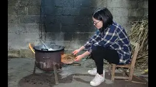 表妹提着羊肉来做客，小莫煮河鱼招待表妹很爱吃，直夸味道真棒