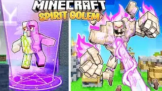 Я выжил 100 дней, играя за ГОЛЕМА-ДУХА в ХАРДКОРНОМ Minecraft!