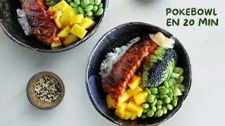How to cook sushi rice + my homemade healthy & easy poke bowl 🥢🍚