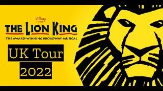 The Lion king Musical - CD Live Recording, UK Tour 2022