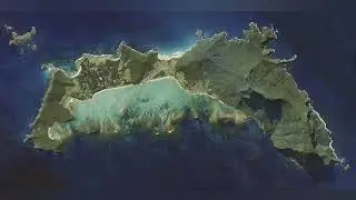 Satellite view of lord Howe Island