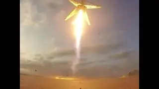 Посадка повторно использованной ступени РН Falcon 9