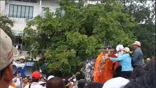 Cambodian Monk Tries to Torch Himself Amid Election Dispute