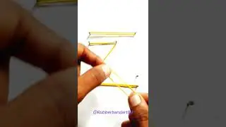 Kaun Ho Tum 🔥🔥 rubber band art Design (W)#3dname #art #nailartdesigns #3dart #3ddesign #3danimation