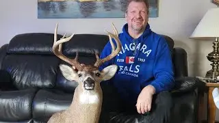 MY 140 class deer 🦌  mount!Pick up day!#hunting #mounts #deerhunting #mancave #family
