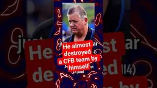Worst College Football Coach in History