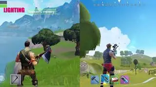FORTNITE MOBILE VS FORTCRAFT Сравнение графики и Gameplay iOS|Android