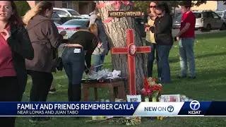 Candlelight vigil for Cayla Campos