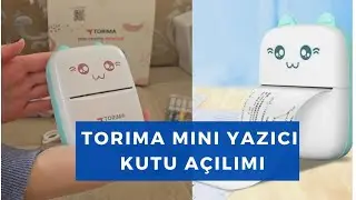 Torima Mini Fotoğraf Termal Yazıcı Kutu Açılımı C9 mini photo printer unboxing