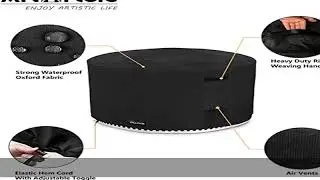ANartcle Fire Pit Cover for Solo Stove Yukon 27 inch,100% Heavy Waterproof Protective Solo Stove Ac