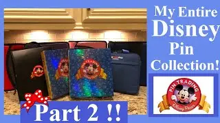 My Entire Disney Pin Collection 2019 PART 2... Auctions, WDI, DSSH, Limited Edition!