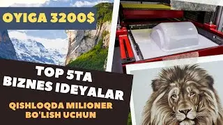 QISHLOQ va SHAHARCHA uchun TOP 5 TA BIZNES IDEYALAR | AKTUAL BIZNES IDEYALAR | BIZNES 2021-2025