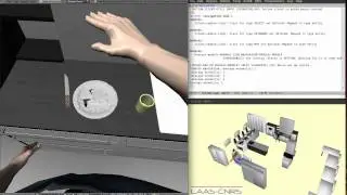 A MORSE - ROS - CRAM Scenario