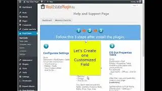 Real Estate Customize Fields Plugin