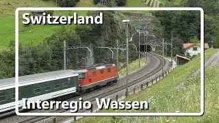 Swiss Interregio train on Gotthard Railway!