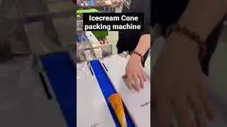 icecream cone packing machine #machine #automatic #packagingmachine #food #packing #pharma