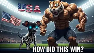 Skeleton Puppy vs Muscle Beasts | INSANE USA Stadium Battles 🔥 UNBELIEVABLE FINISH