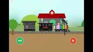 Recolouring and wrecking a train template in Labo brick train