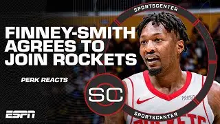 The Rockets have been COOKING 🔥 Perk reacts to Finney-Smith to Houston | SportsCenter