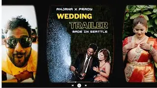 Anjana & Prady Wedding film teaser | Seattle | Texas | 4K | studiokrishviews