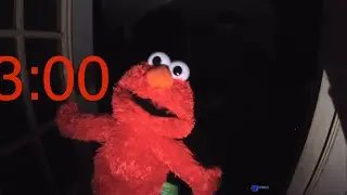 Elmo Survive a Haunted house at 3AM!