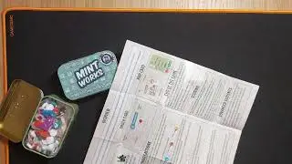 Mint Delivery board game tiny tin Mint Delivery unboxing pick up and deliver game * Amass Games * 4K
