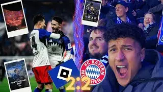 Punktgewinn gegen Bayern 😍 HSV vs Fc Bayern München | Stadionvlog 🖤🤍💙