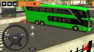 BUS SIMULATOR INDONESA || 🚍Bus&nbsp; Driving👮&zwj;♂️ City &bull; new Coach bus Simulator-Android Gameplay Bus 2025