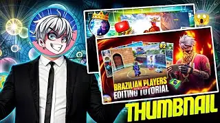 FREE FIRE THUMBNAIL KAISE BANAYE 💥 HOW TO MAKE FREE FIRE THUMBNAIL IN PICSART ⚙️|