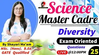 Science Master Cadre Preparation | Diversity - Exam Oriented Questions 25