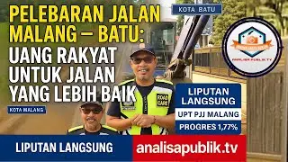 Progres Proyek Jalan Malang – Batu di Bawah UPT PJJ Malang