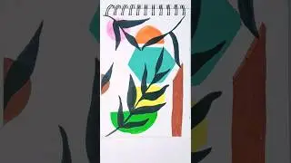 Boho art | satisfying art #shorts  #bohoart  #easydrawing #easypainting #art #painting #bohodrawing