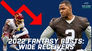 2022 Fantasy Football WR BUSTS: Be Sure to FADE Amari Cooper, Terry McLaurin, DK Metcalf & MORE