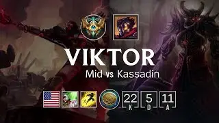 Viktor Mid vs Kassadin - NA Challenger Patch 8.20