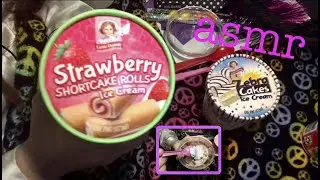 Quiet ASMR relaxation New Item Little Debbie Ice Cream, bubblegum Shouting YOU out 👍🏻 Whipping cream