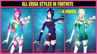 All ERISA Skin Styles in Fortnite Chapter 3 Season 2