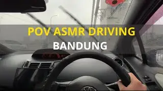POV ASMR Driving in The Rain Bandung City - Toyota | Mengemudi Saat Hujan Bandung - Toyota Yaris 