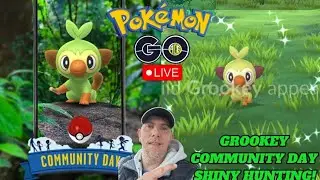 ✨️Grookey Community Day Shiny Hunt,Raids And MORE In Pokémon Go!✨️LIVE!!