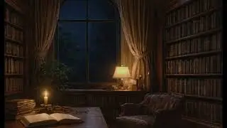 Quiet Library Dust Ambience 🌫️📚 | Calm Music for Reading & Relaxation