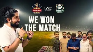 Narowal kings vs Sialkot titans | We won by 10 wickets.