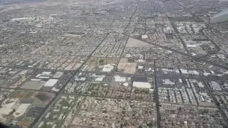 Take off from Las Vegas - McCarran Airport - LAS - 2016 - Strip View!
