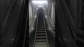 escalator in railway station ✨