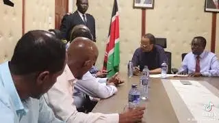 Governor Nathif visits the county assembly of Garissa 