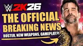 The AMAZING Official WWE 2K26 Breaking News!