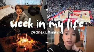 TORONTO VLOG | work trip, weekly planning, concert, and xmas party
