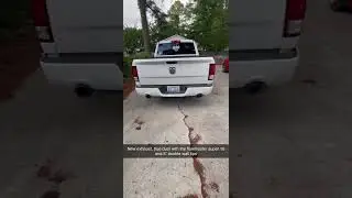Ram new exhaust dual in dual out flowmaster super 10