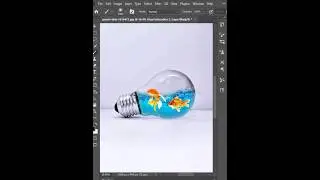 Water Splash in Bulb | Photoshop Tutorial | Photo Manipulation tutorial #photomanipulation